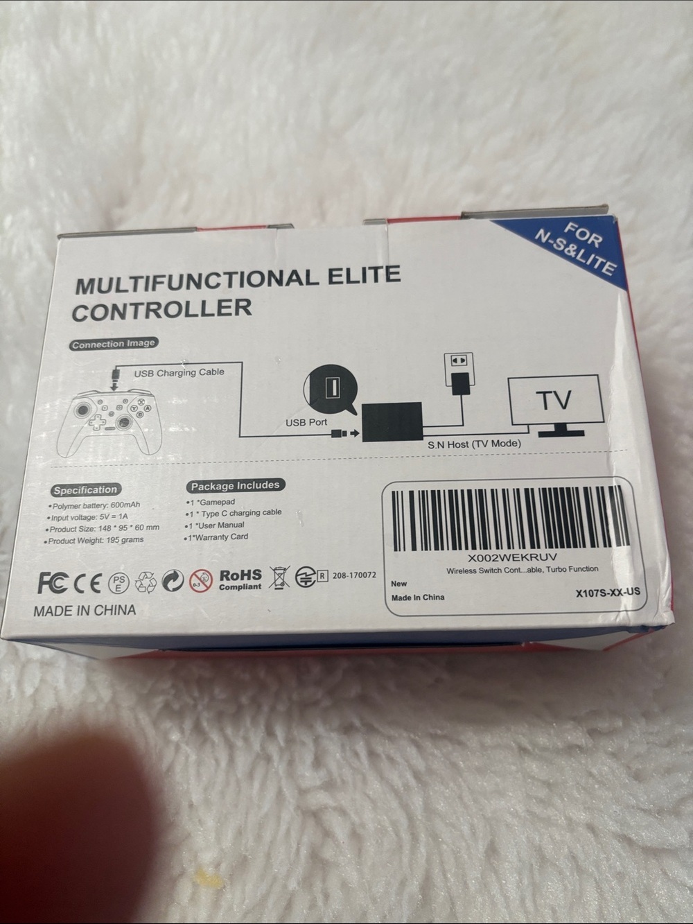 Multifunctional Wireless Game Controller - Red & Blue - Picture 3 of 4